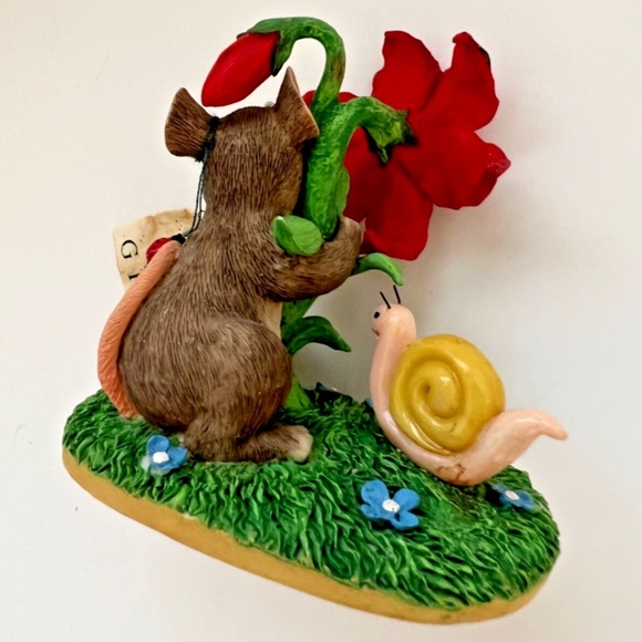 Charming Tails "Peek-A-Boo" Figurine With Tag 98/200 Fitz & Floyd Mouse … - Picture 2 of 8
